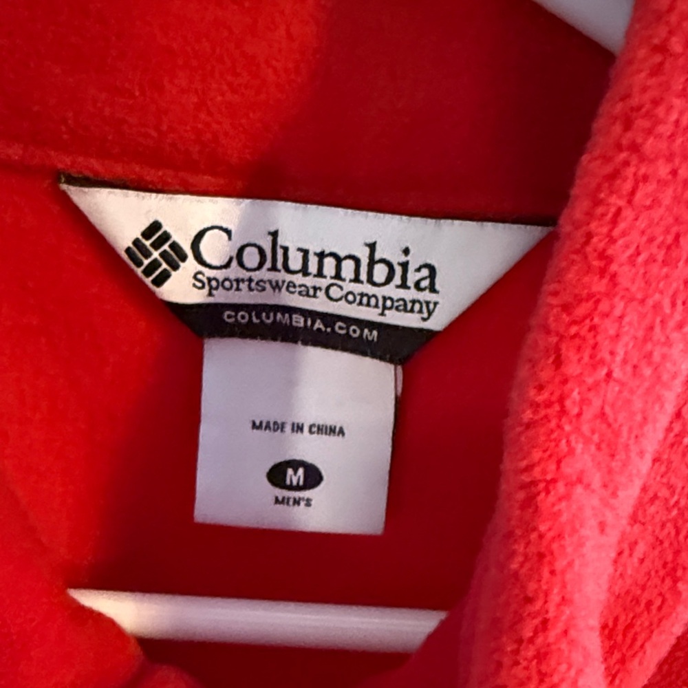 Columbia Red Fleece Vest - Picture 2 of 8